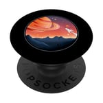 Vaisseau spatial dans Galaxy Graphic PopSockets PopGrip Adhésif