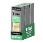 Neutrogena T/Gel Shampoing Pellicules Grasses 250 ml (Lot de 3)