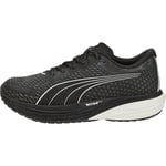 Puma Deviate Nitro 2 WTR Mens Running Shoes Black Cushioned Carbon Run Trainers