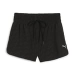 PUMA Mixte Fit Fleece Hw 3" - Black Short Tricoté, Puma Black, M EU