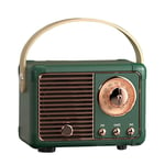 Retro bt -kaiutin vintage fm-radio langaton retrokaiutin vanhanaikaisella klassisella tyylillä voimakkaalla bassoparannuksella