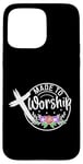 Coque pour iPhone 15 Pro Max Made to Worship Écriture Psaume 95:1 Bible chrétienne