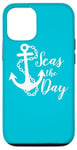 iPhone 12/12 Pro Seas The Day Nautical Anchor Cruise Vacation Case