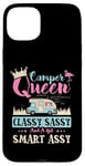 Coque pour iPhone 15 Plus Camping-car Queen Classy Sassy Smart Assy Fun Camping