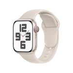 SRena Bracelet SBC1 pour bracelet apple watch se ultra 2 series 10 9 8 7 6 5 4 3 2 1 49mm 46mm 45mm 44mm 42mm 41mm 40mm 38mm cuir sport montre silicone en couleur Lumière Stellaire