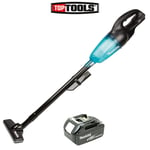 Makita DCL180 18V LXT Black Vacuum Cleaner With 1 x 6.0Ah Battery