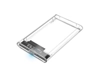 Logilink 2,5" Sata-Hårddiskkapsling, Usb 3.0, Transparent Anslutning: Micro-Usb B-Koppling, Överföringshastighet: - 1 St (Ua0409)