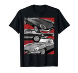 British Classic Super Jaguar Sports Car E Type T-Shirt