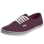 Vans Authentic Lo Pro, Baskets mode mixte adulte - violet foncé/blanc, 41 EU