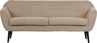 Rocco, Loungesofa, sandfarve, H75x187x82 cm