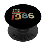 Epic since 1986 Original Vintage Birthday Est édition 1986 PopSockets PopGrip Adhésif