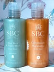 SBC Calendula And Macadamia + Aloe Vera Watermint Body Wash Shower Gel 2 x 100ml