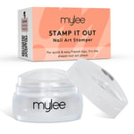 Mylee Nail Art Stamper Silicone Cushion Clear Stamping Tool for French Manicure