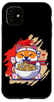 Coque pour iPhone 11 Art japonais et ours panda japonais Ramen