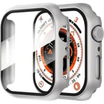 Fodral till Apple Watch Series 9-8-7 41mm - E.F.CONNECTION - Silver - Grå - PC-material Silver