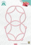 Nellie's Choice Matrice de découpe boîte Cadeau, Motif étoile de Noël, 13,2 x 20,3 cm, Fournitures de Fabrication de Cartes, métal pour Scrapbooking, Bricolage et Loisirs créatifs, Rose