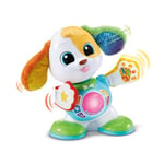 VTech - Boogie Danse avec Moi, Chien Robot Interactif Qui Danse et Chante, Jouet Bébé Lumineux et Musical, Jeu d'Éveil Éducatif, Cadeau Bébé Dès 9 Mois - Contenu en Français