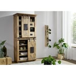 Armoire 80x45 Manguier laqué Bois naturel railway 117 - natur