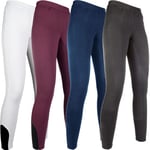 HKM Yvi 1200 Legging d'équitation Blanc 36