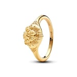 Bague Game of Thrones Lion Lannister en métal plaqué or 14 carats, taille 52