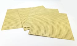 LEGO 4 x TAN BASEPLATES Base Plate Board 32x32 Pin 10 " x 10 "  BRAND NEW