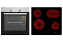 Four Cuisinière Plaque Cuisson Vitrocéramique Herdset Montage Kit Autonome