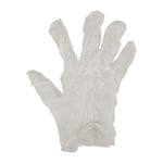 COGEX - Gants jetables, gants de protection - En vinyle (PVC) non poudrés - Couleur: blanc - Taille 10/XL - Lot de 10 gants - Pour le petit bricolage, la peinture et les travaux salissants - Pratique