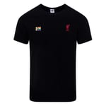 Liverpool T-shirt Pride Flagga - Svart - Liverpool Fc, storlek X-Small