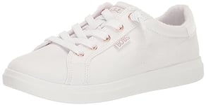 Skechers Women's Bobs D'vine Sneaker, White, 10