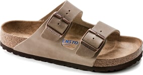 Birkenstock Birkenstock Unisex Arizona Soft Footbed Regular Tabacco Brown 44, Tabacco Brown