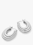 Daisy London Polly Mini Ridge Hoop Earrings