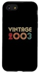 Coque pour iPhone SE (2020) / 7 / 8 Cadeau d'anniversaire 22 ans pour homme et femme rétro vintage 2003