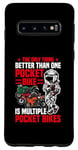 Coque pour Galaxy S10 Pocket Bike Lover Minibike Gear Minibike Driver Minibike