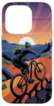 iPhone 14 Pro For Downhill Biking - Retro Mountain Bike Design Case