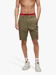 HUGO Johnny Slim Fit Cargo Shorts, Open Green