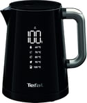 Tefal Smart'N Light Bouilloire électrique 1L, Ecran numérique, 5 réglages, Filtre amovible, Maintien au chaud 30 min, Intérieur inox, Base pivotante, Filtre anticalcaire amovible, Arrêt auto KO854830