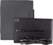 Lifeventure Rfid Charger Wallet With Power Bank, Recycled, Grey