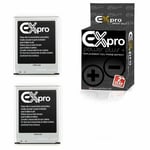 Ex-Pro EB-L1G6LLU High Power ++ 2100mAh Phone battery x2 Samsung Galaxy S III