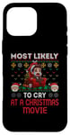 iPhone 16 Pro Max Most Likely To Cry At A Christmas Movie Funny Merry X-Mas Case