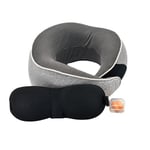 Car Plane Cushion Memory Foam U Shaped Travel Pillow Neck Support Soft Head Rest