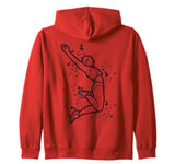 Long Jumper Colorsplash Long Jumping Kids Long Jump Zip Hoodie