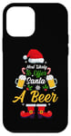 Coque pour iPhone 12 mini Plus susceptible d'offrir une bière au Père Noël