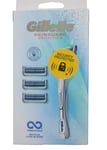 GILLETTE SKINGUARD SENSITIVE RAZOR 1 HANDLE PLUS 4 CARTRIDGES PACK NEW SEALED