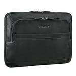 STILORD 'Haven' 2-en-1 Housse Ordinateur 14 Pouces Cuir Vintage Sac Ordinateur Portable MacBook et Tablette 12,7 Pouces Sacoche de Protection Cuir Véritable, Couleur:noir