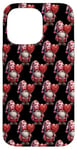 iPhone 14 Pro Max Funny Valentines Gnome Dad Graphic With Red Heart Lollipops Case