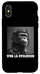 iPhone X/XS Viva La Evolucion, Revolution, Monkey, Nerd Case