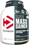 Dymatize Super Mass Gainer Gourmet Vanilla 2943g - Weight Gainer Powder + Carbohydrates, Creapure Creatine, BCAAs, Casein