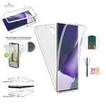 For Samsung Galaxy Note20 5G Full 360 Protection Front & Back Clear Phone Case