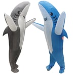 Adult Shark Fancy Dress Costume Carry Ride On Outfit Inflatable Toys