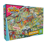 Jokesaws: Country Show Chaos 1000 Piece Jigsaw Puzzle | Funny Jigsaw Puzzle | Sustainable Jigsaw Puzzle for Adults | Premium 100% Recycled Board | Great Gift for Adults | Gibsons Games